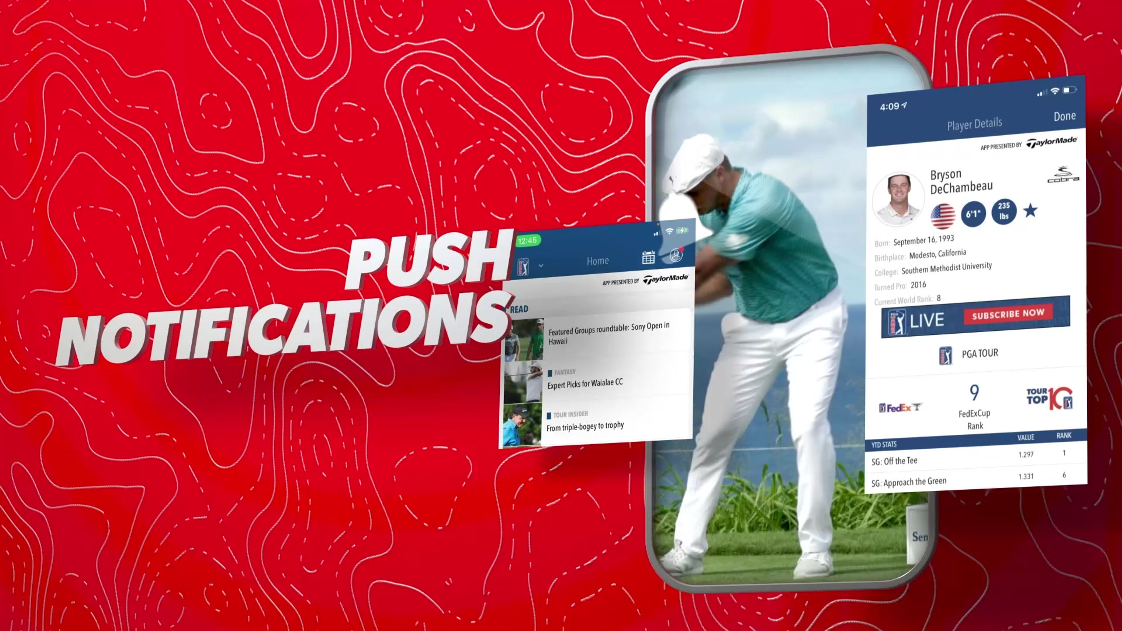 2021 PGA Tour App Promo